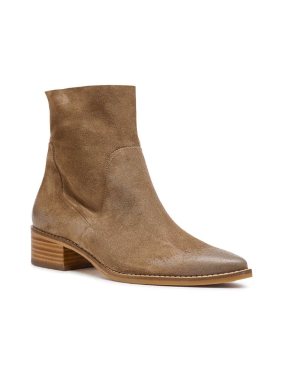New Paul Green Willow Boot In Antelope Soft Suede Sz 6
